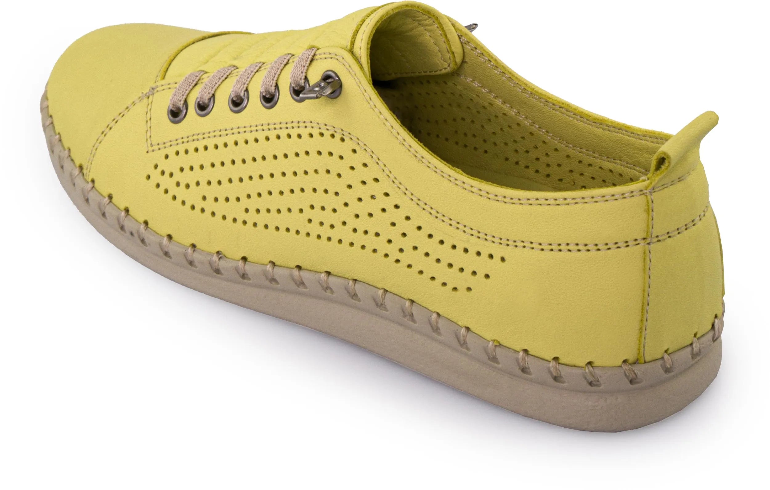 Chaussures en cuir pour femmes Nell Perform Sunny Lime Green