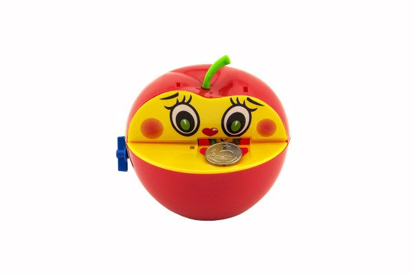 Apple pokladnička s plastovým červom
