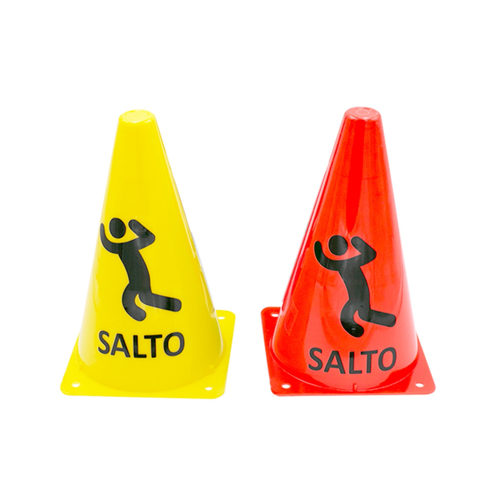 Cono Marcador Entrenamiento Salto Amarillo