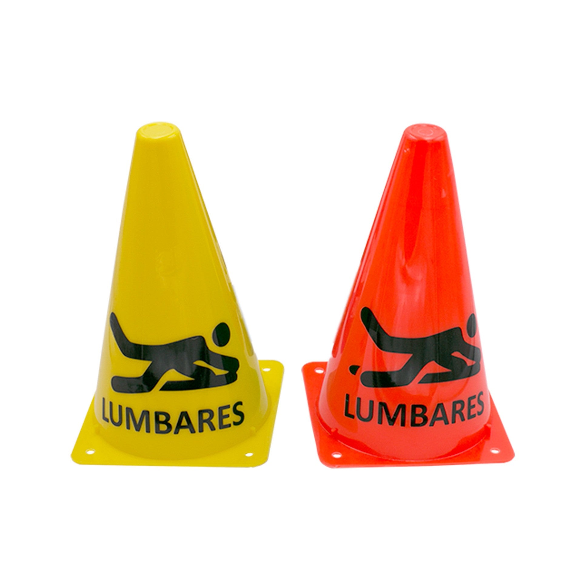 Cono Marcador Entrenamiento Lumbar Amarillo
