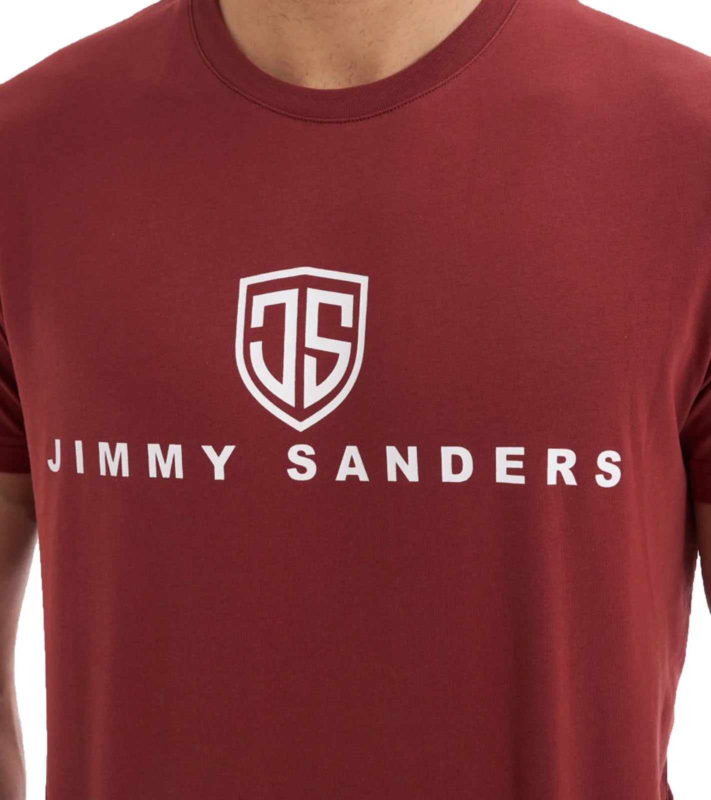 Jimmy Sanders Vadingo Bordeaux férfi póló, bordó