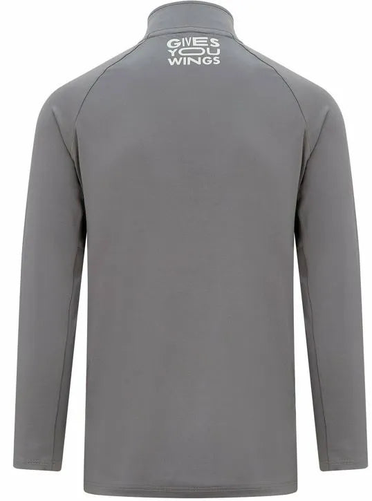 Red Bull Men Racing F1 Zip Tech T-shirt lysegrå