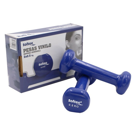 Vinyl Dumbbells Set Softee Naranja 25 Kg