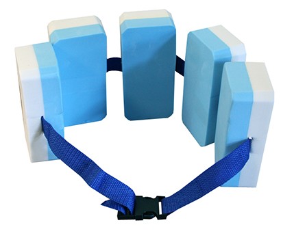 Cintura da nuoto didattica con chiusura sicura Azul/Blanco ADULTO