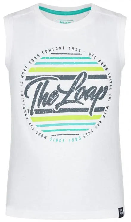 Camiseta de tirantes infantil loap bafr blanco 140