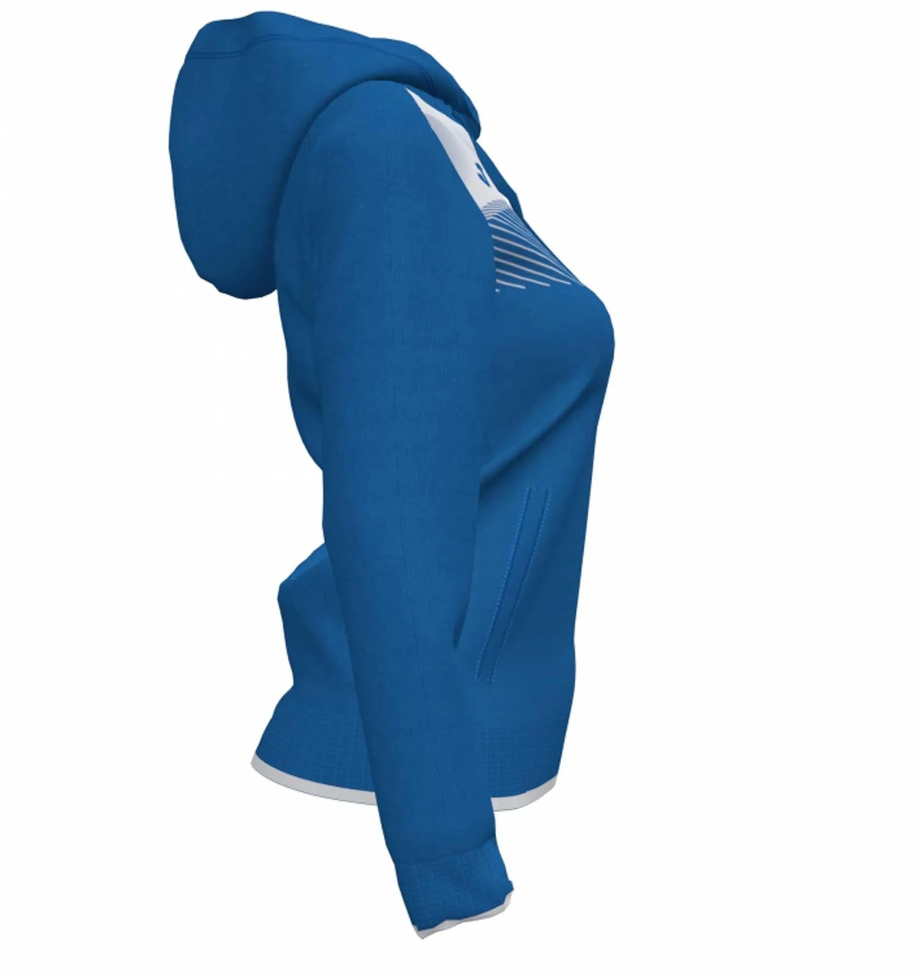 Mikina s kapucňou Joma supernova kráľovsko-biela modrá 2xs