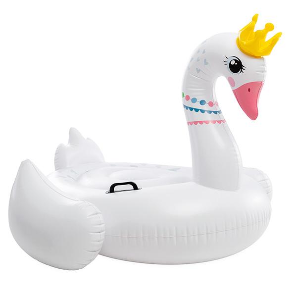 Intex Majestic Swan Ride-on | White | 188x124 Cm**
