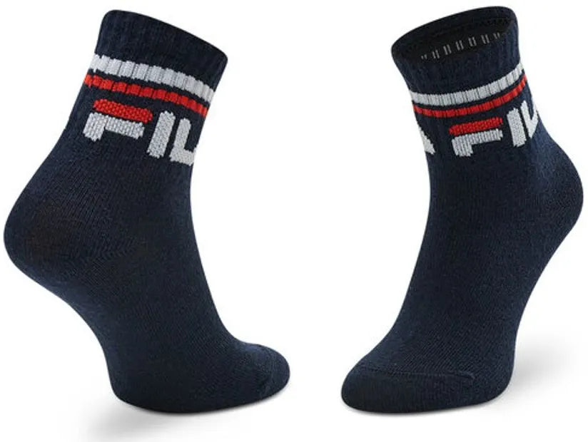 Kindersokken Fila Quarter 6-Pack Marineblauw 27-30