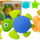 Turtles Bathing Kit Starfish Plastic Waterfall
