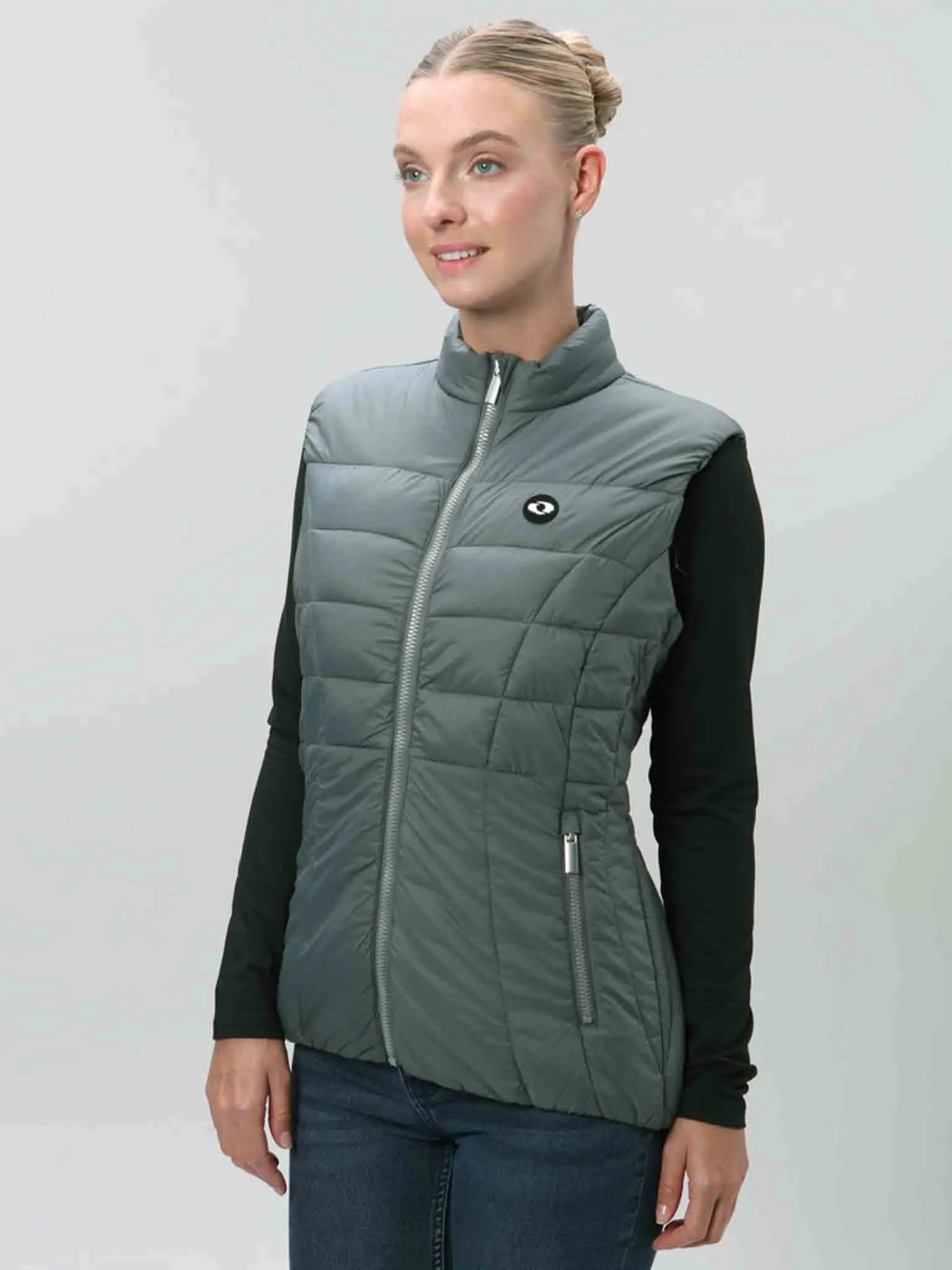 Gilet Femme Loap Ironia Kaki