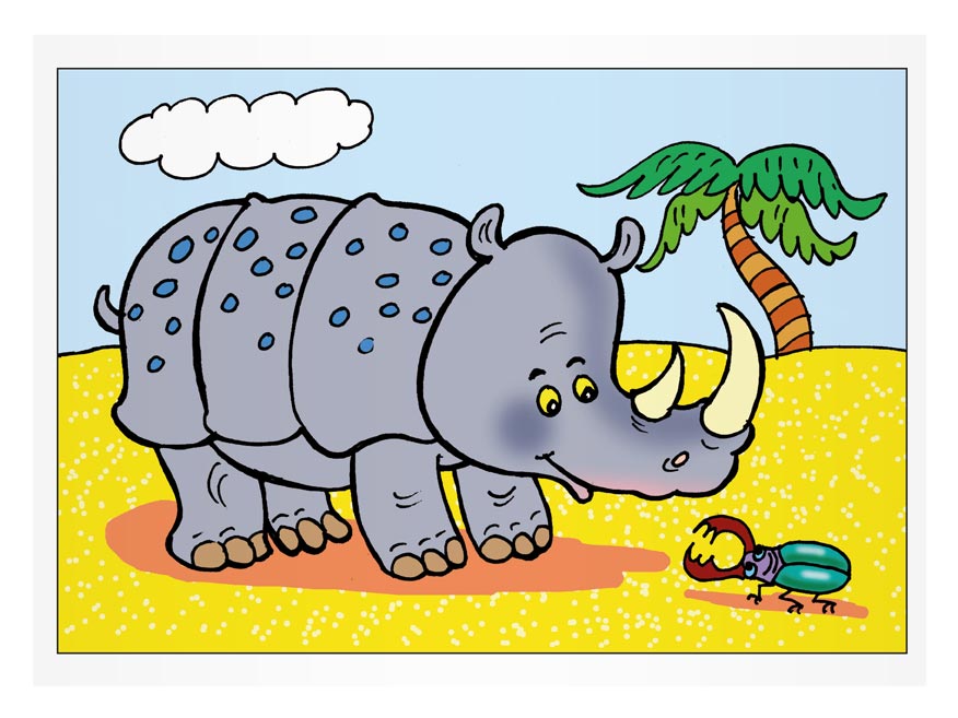 Mfp Animals 2 színező oldalak