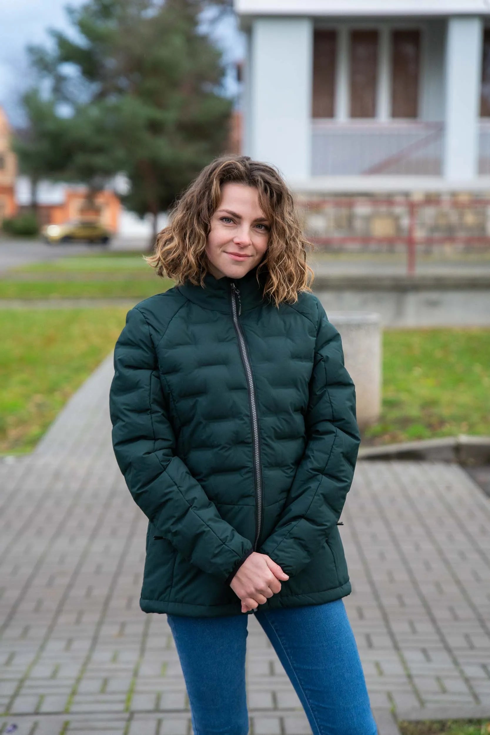 Női téli kabát kjelvik sitaa zöld 38