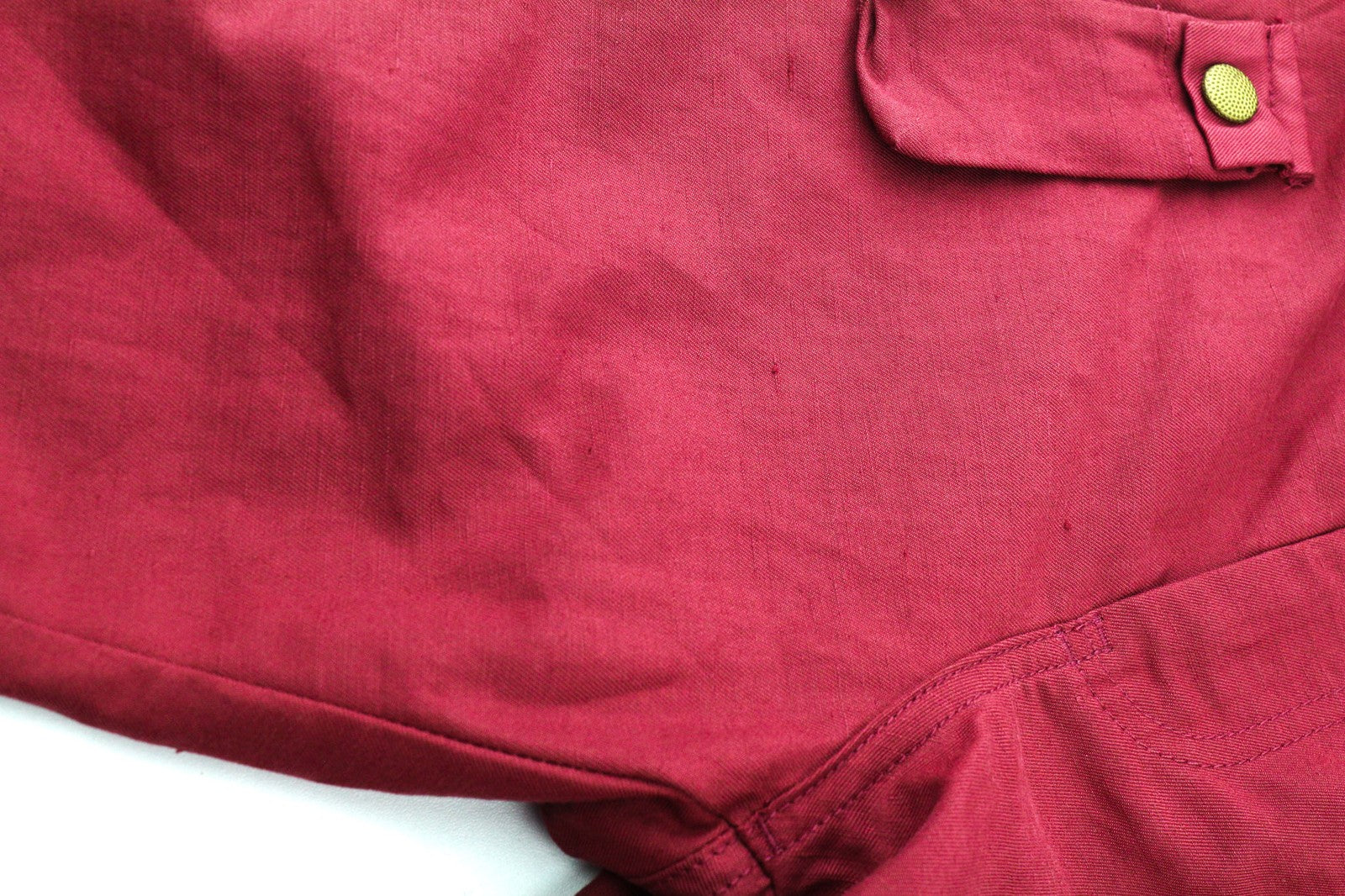 Diesel P-giulia Dámske Trousersburgundy Linen Cargo Wide Fit Rrp300