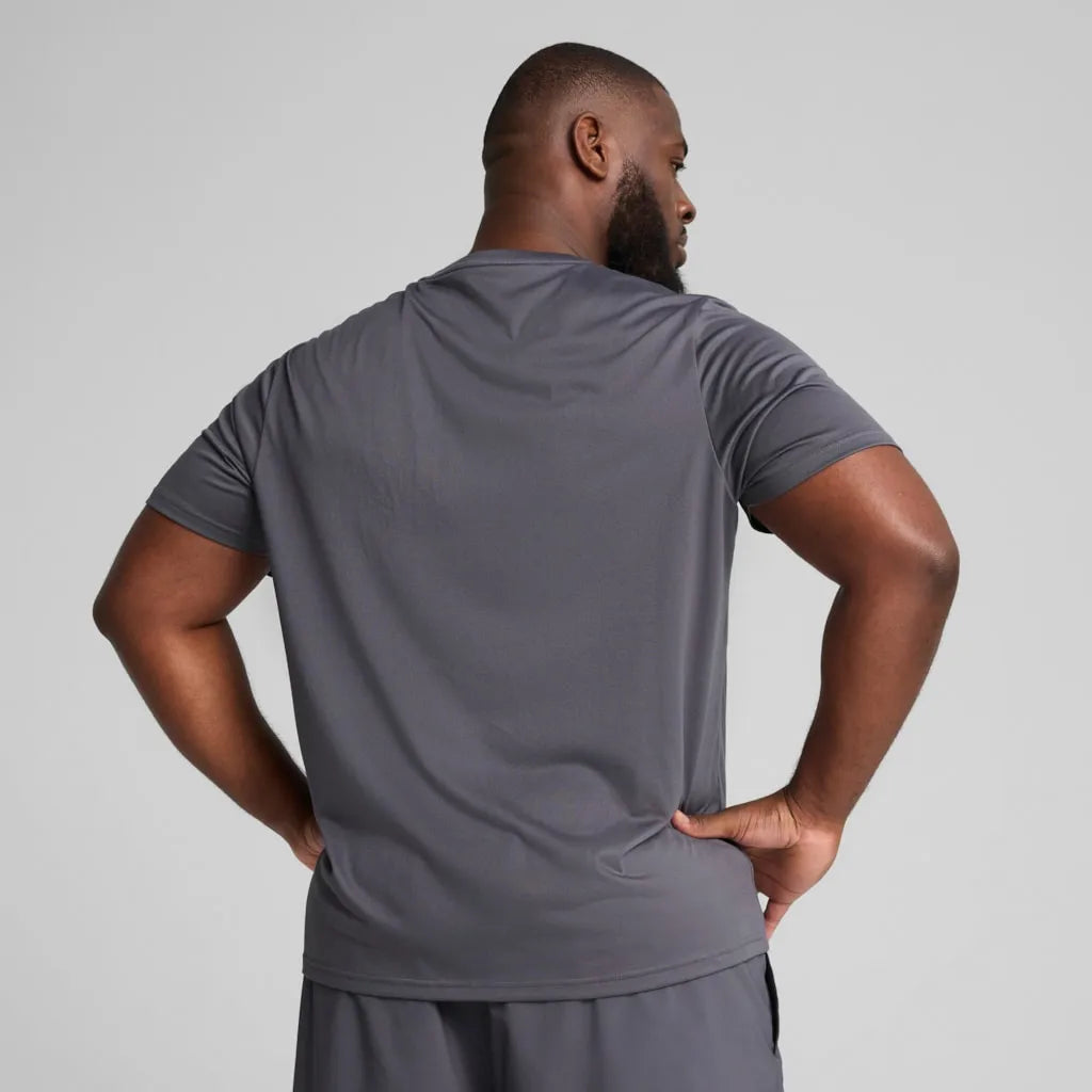 Férfi Puma Ess Solid Cat Tee metálszürke