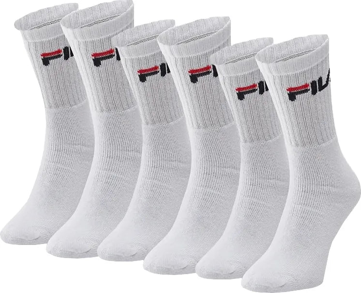 Tênis FILA Tennis 6-Pack Sokken Unisex Wit 43-46