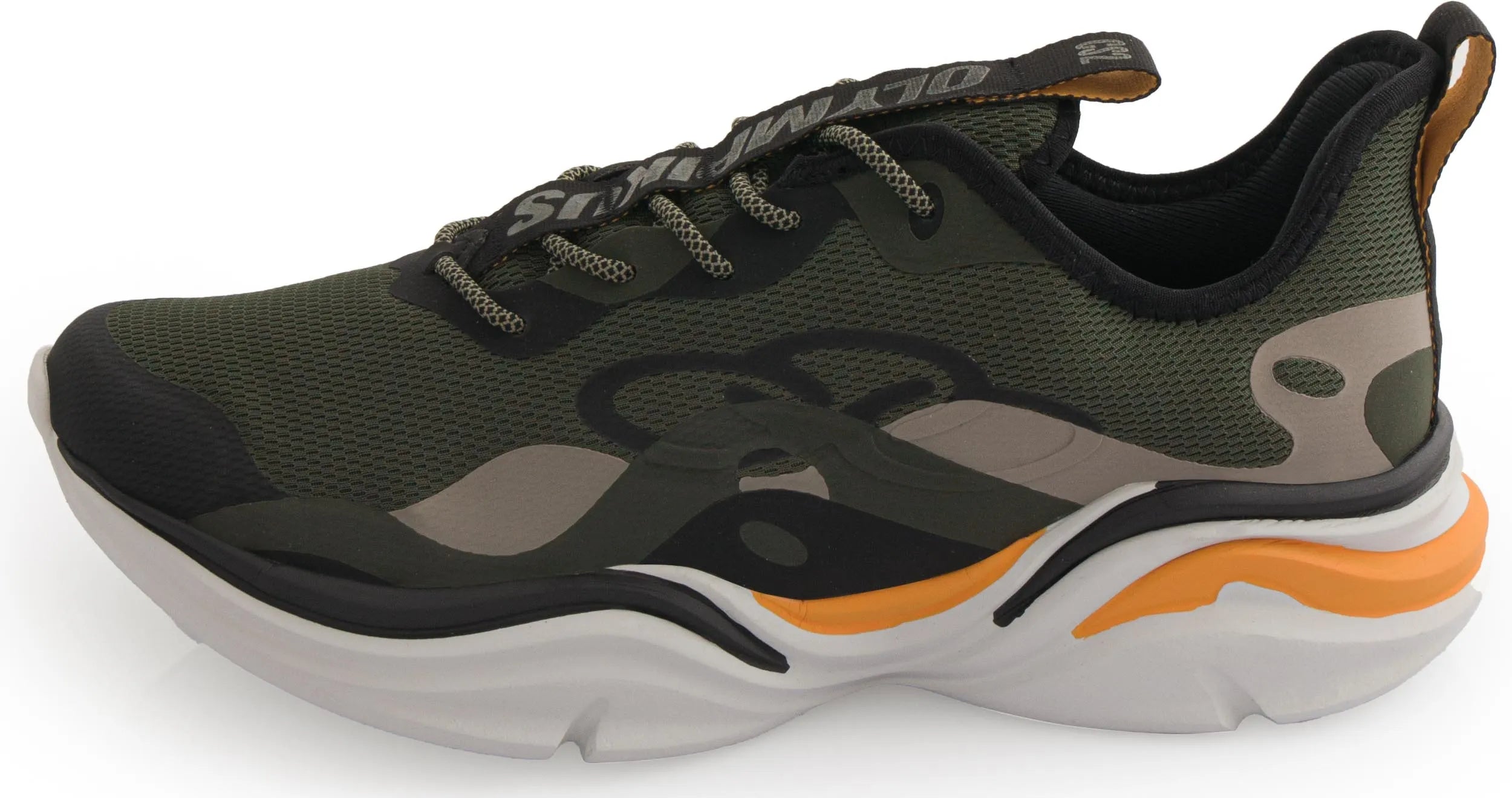 Herrenschuhe Olympikus Cs2 Militar-schwarz Khaki