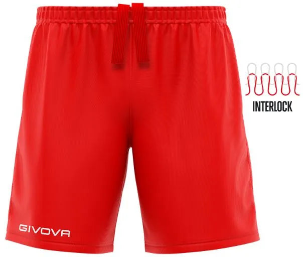 Pantalón Corto Deportivo Givova Short Capo Rojo