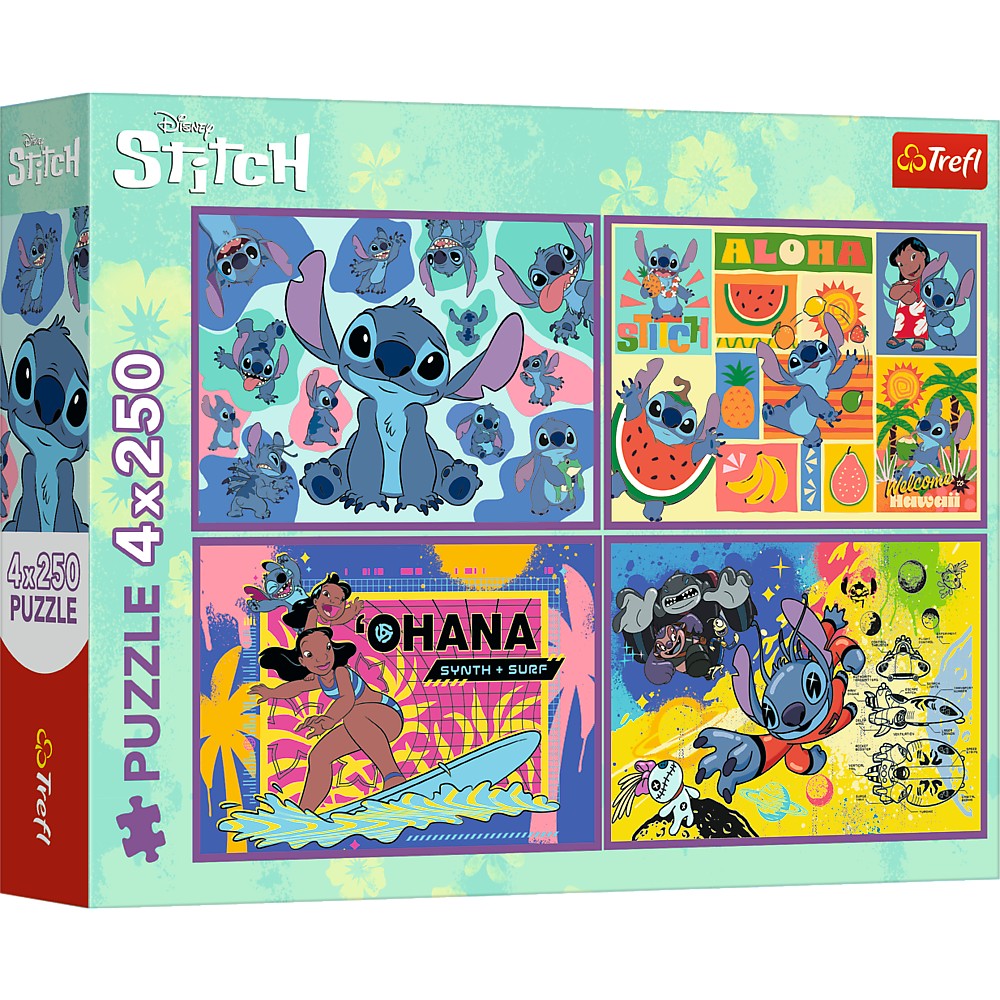 Hit Puzzle 4x250 Lilo E Stitch