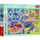 Uderz w puzzle 4x250 Lilo i Stich