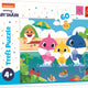 Trefl Puzzel 60 - Haaienfamilie op vakantie