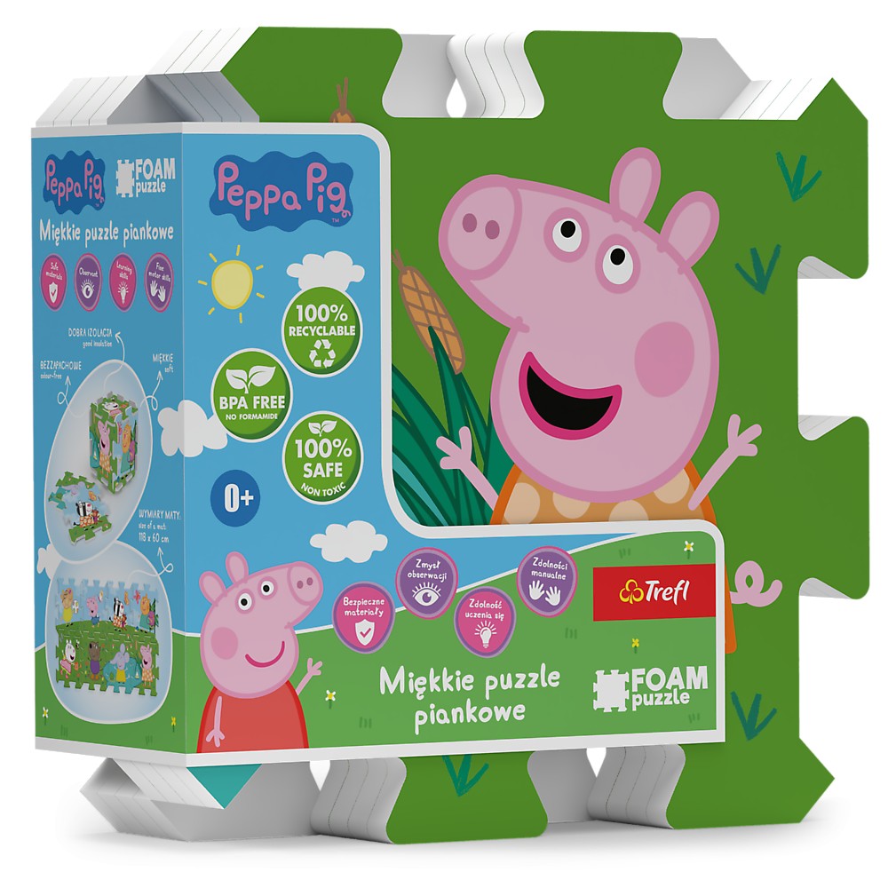 Quebra-cabeça de espuma Trefl - Peppa Pig