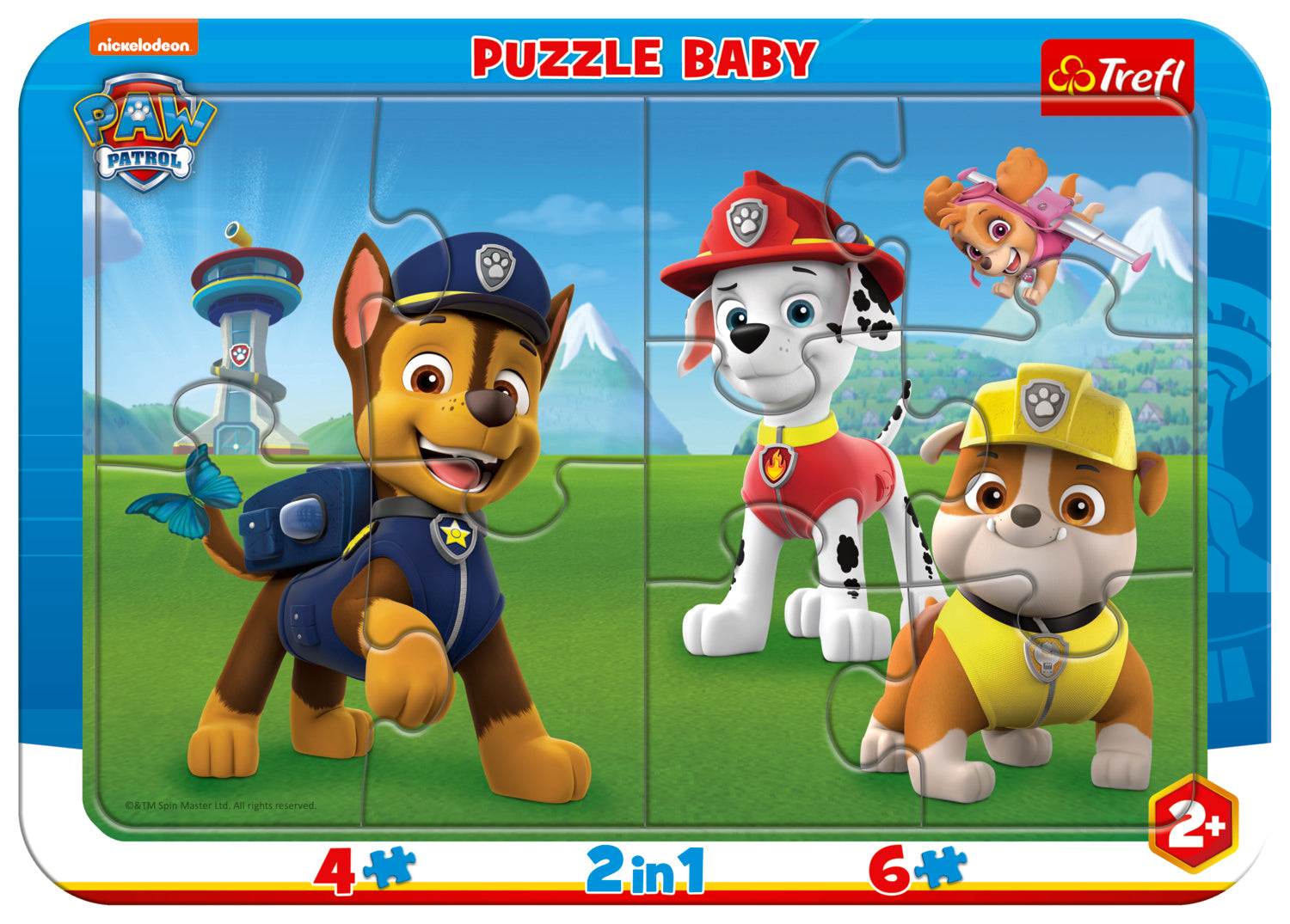 Quebra-cabeça Trefl com moldura - Paw Patrol