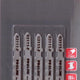Paquete De 5 Hojas De Sierra Bimetálicas 50 X 75 Mm 21tpi 1.2 Mm B Proline