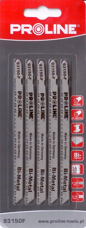 Bi-metal Saw Blades 110 X 132 Mm 10tpi 1.8 Mm B 5 Pack Proline