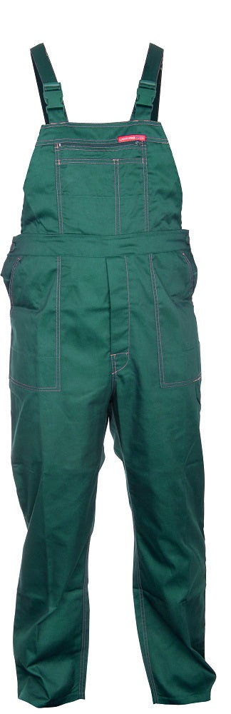 Pantaloni con bretelle verdi L(18290-94) Ce Quest Lahti
