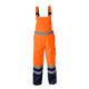 Alta visibilidad. Pantalón con tirantes Naranja M Ce Lahti