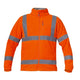 Fleecejakke med høj synlighed Orange S Ce Lahti