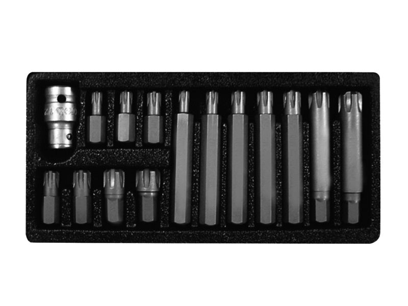 Sada bitů 15 kusů 10 Mm Žebro M6-m14 Délka 3075 Mm Proline