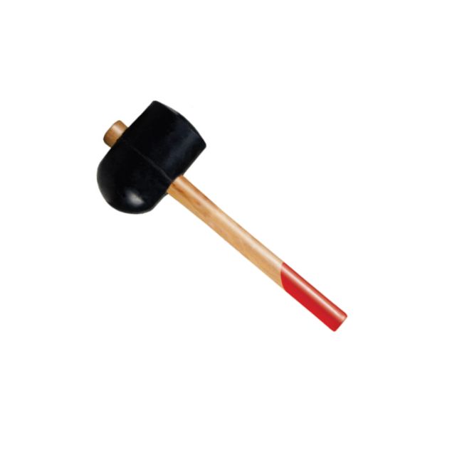 Mazzuolo In Gomma 1115g Fi=90 Mm Manico In Legno
