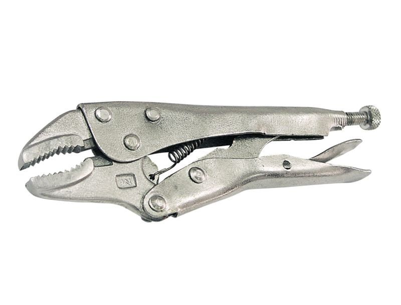 Pinza Lock Grip 180 Mm. Mascelle arrotondate. Pinza nichelata.
