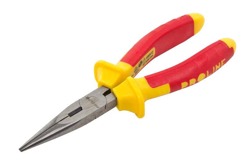 Alicate de ponta plana mandíbula arredondada 160 mm 1000v com cortador texturizado proline