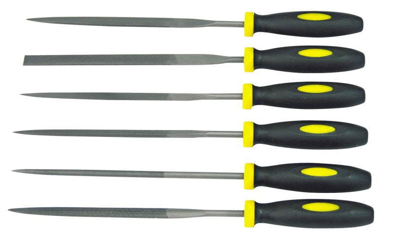 6 szt. Pilników precyzyjnych-145-150 Mm 58-60 Hrc Proline