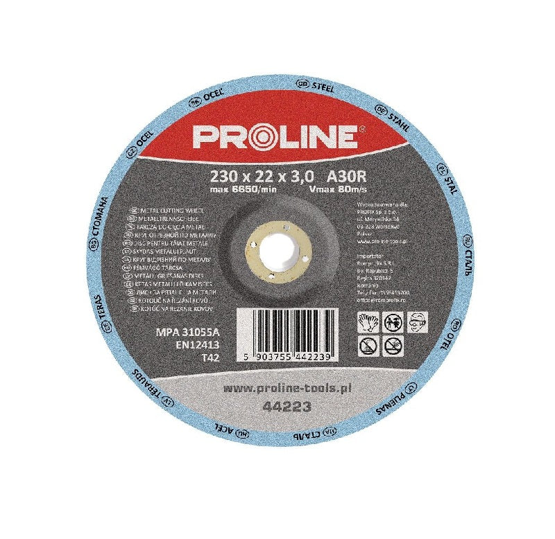 Skæreskive Til Metal 115 X 2,5 X 22a30s Proline