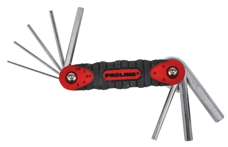 Heics Key Set 7 Pieces Steel 2.0-10.0 Mm Proline