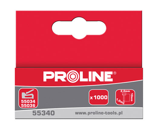 Gwoździe Do Zszywacza 10 X 2,0 X 1,2 Mm 1000szt Proline