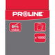 Hardened Half Rounded Staples 10 Mm 7.6 X 1.2 Mm 1000pcs Proline