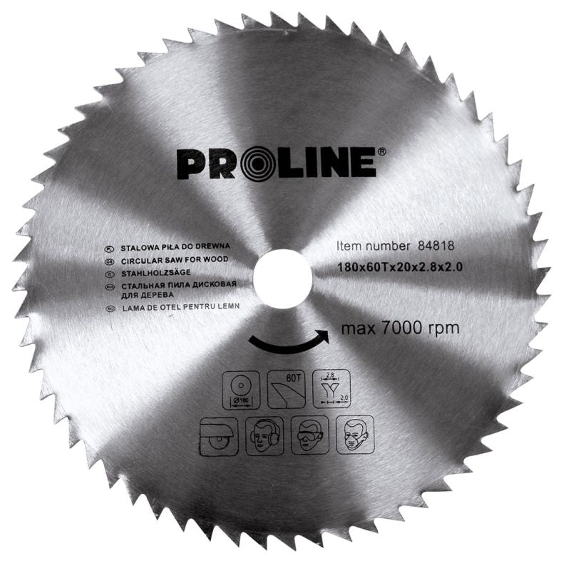 Circular Saw For Wood 200 Mm 60 Teeth Carbon Free Proline