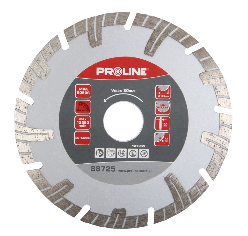 Diamond Cutting Disc Turbo-t (concrete) 115 Mm 22.2 Mm Proline