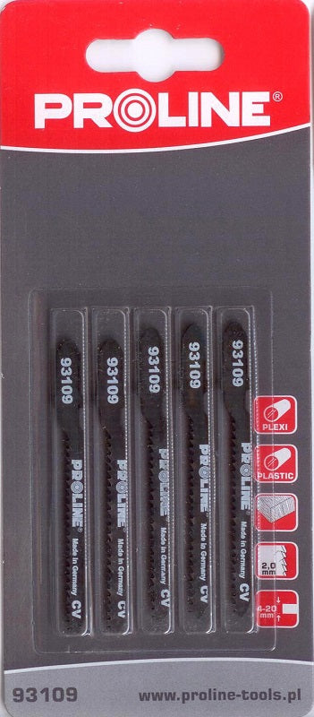 Wood Saw Blade 50 X 75 Mm Tpi 12 2.00 Mm Pack Of 5 Proline
