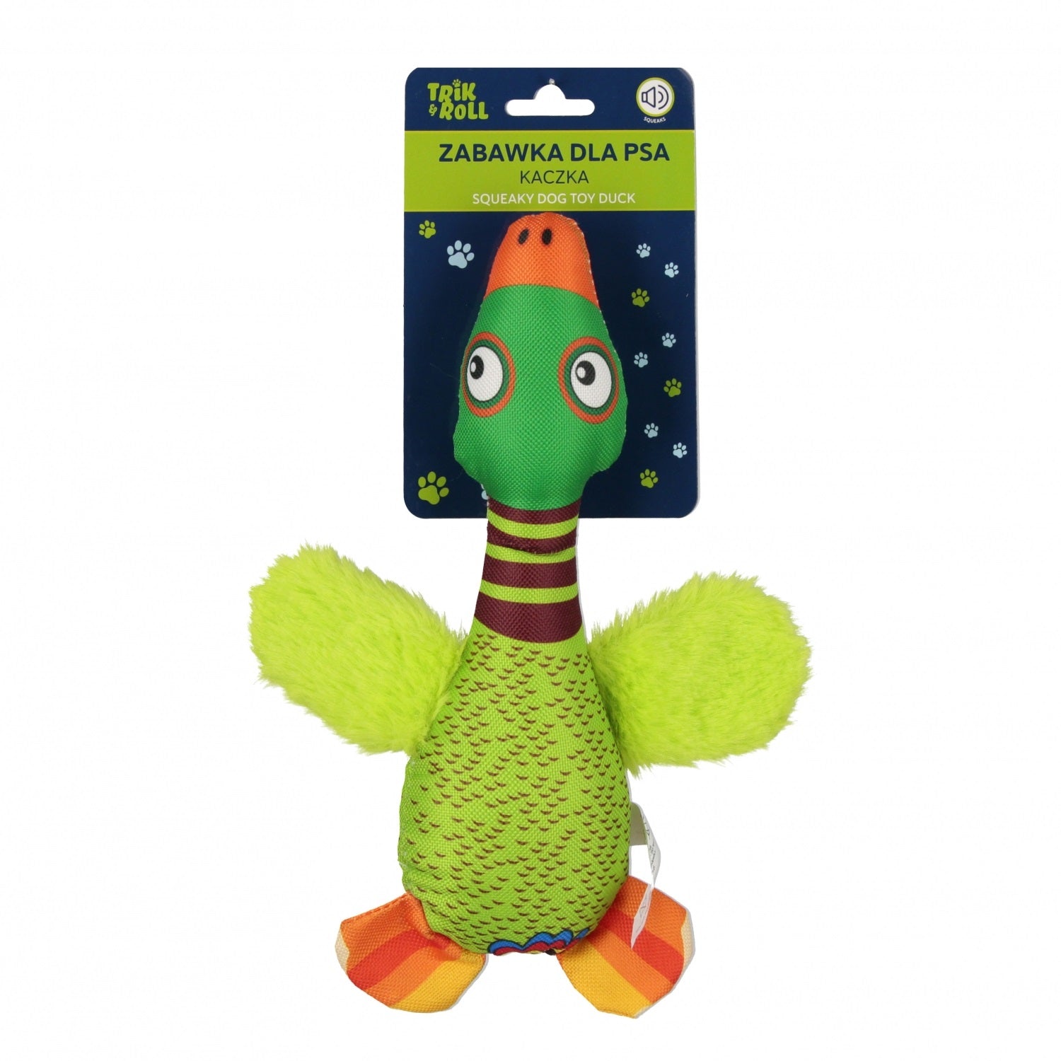 Jouet pour animaux de compagnie canard siffleur pour chiens 23 Cm