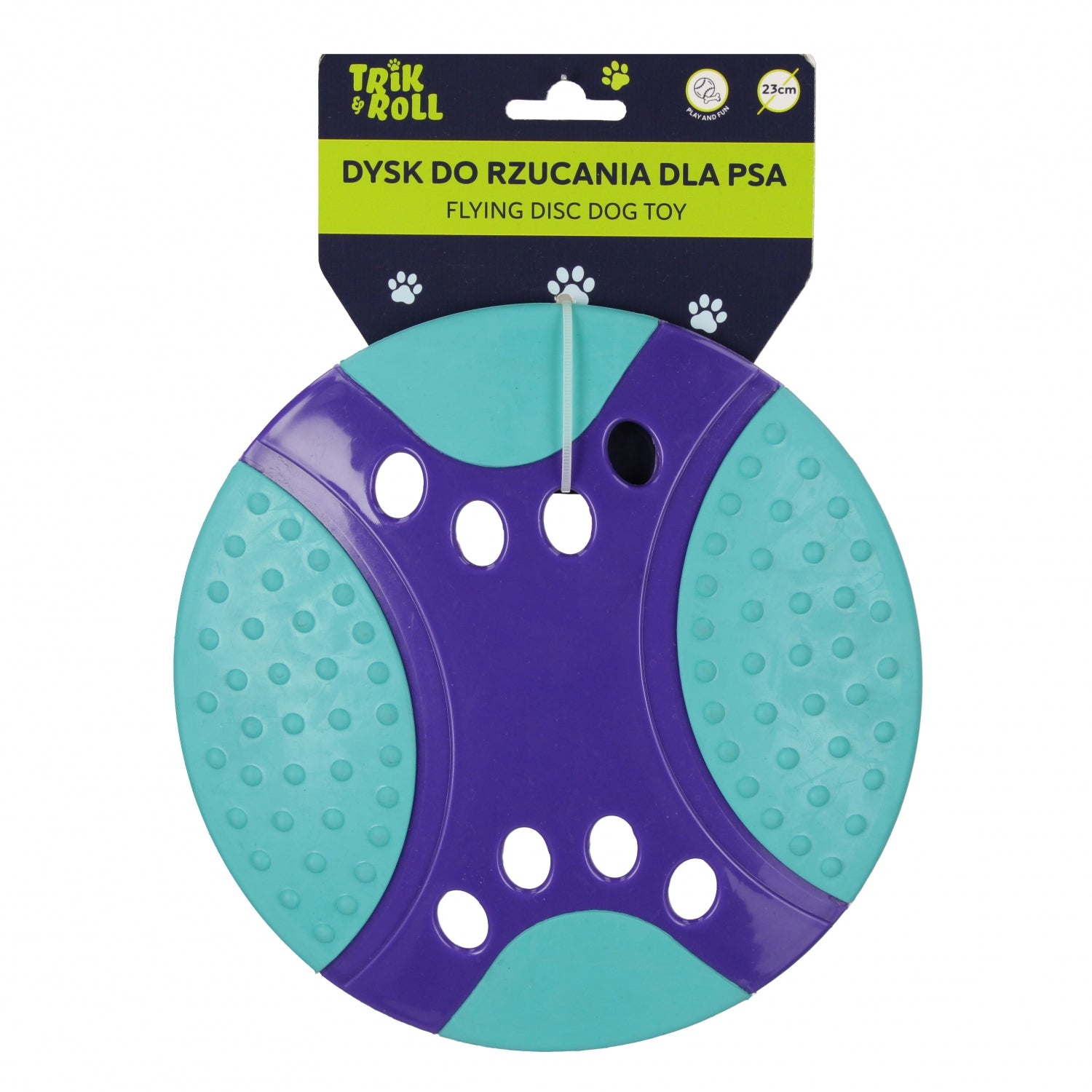 Pet Toy Flying Disc För Hundar Blå 23 Cm