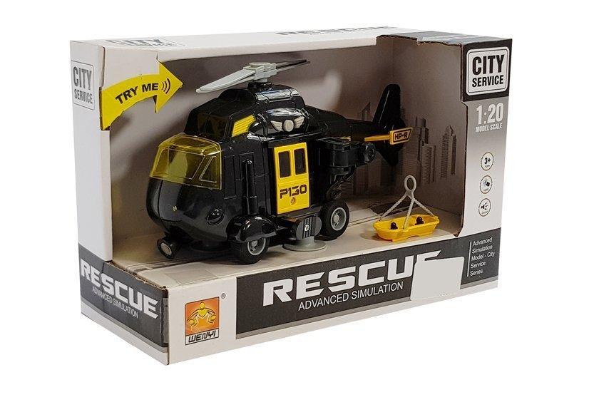 Akumulatorowy helikopter ratunkowy 1:20 Dźwięk światła