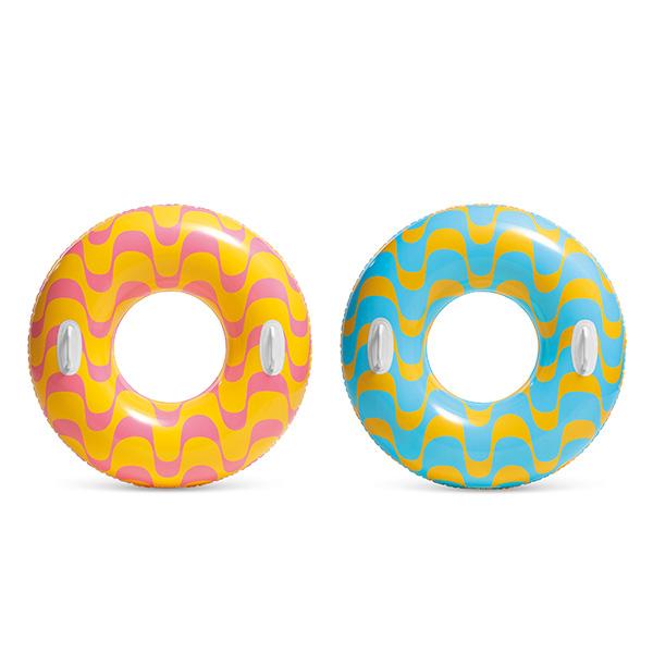 Intex Striped Dreams Swimming Ring With Handles | Ø 91 Cm | Assorted Colors