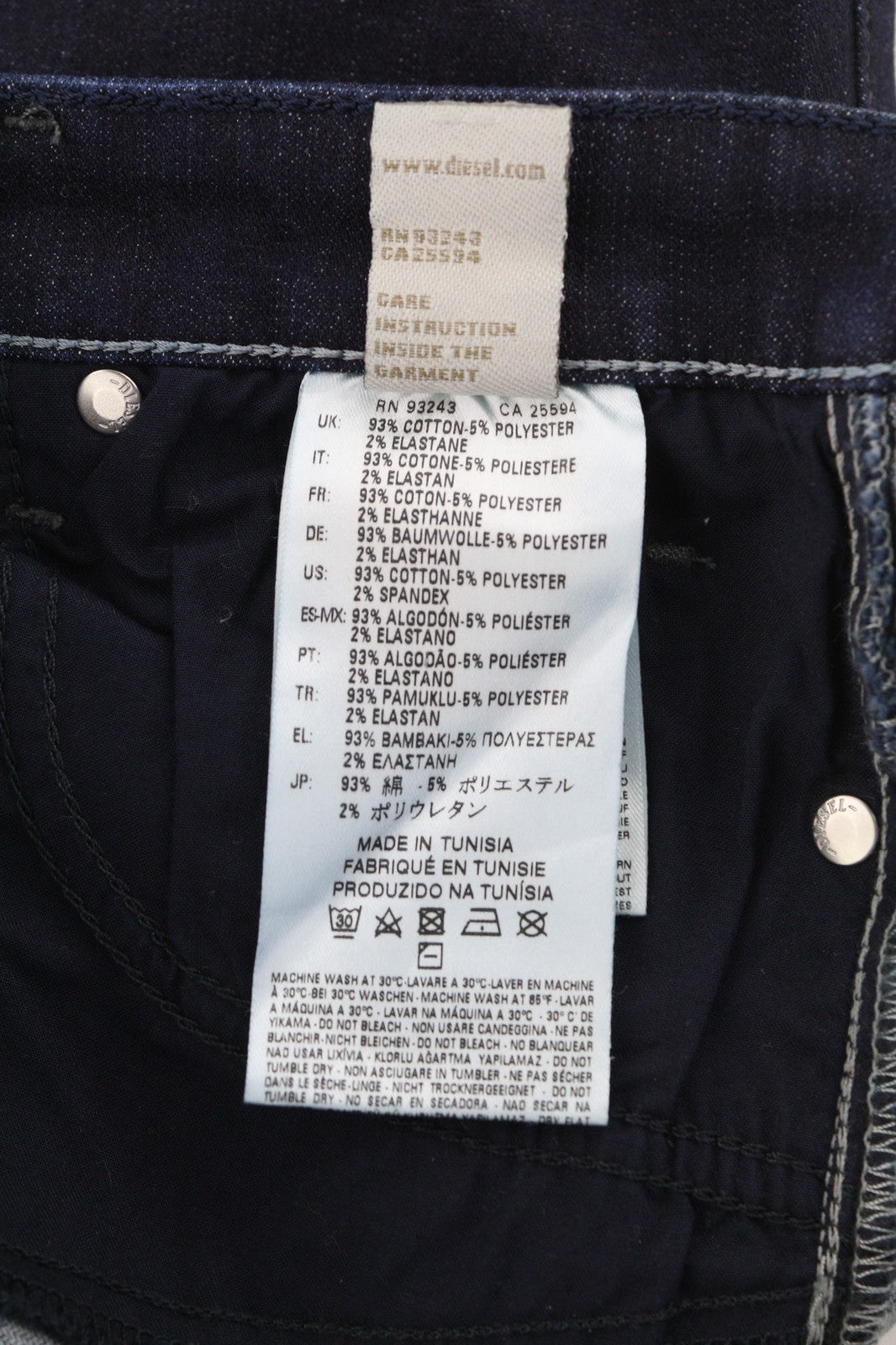 Diesel Skinzee-high 0813c Damesjeansblauw Super Slim Skinny Fit