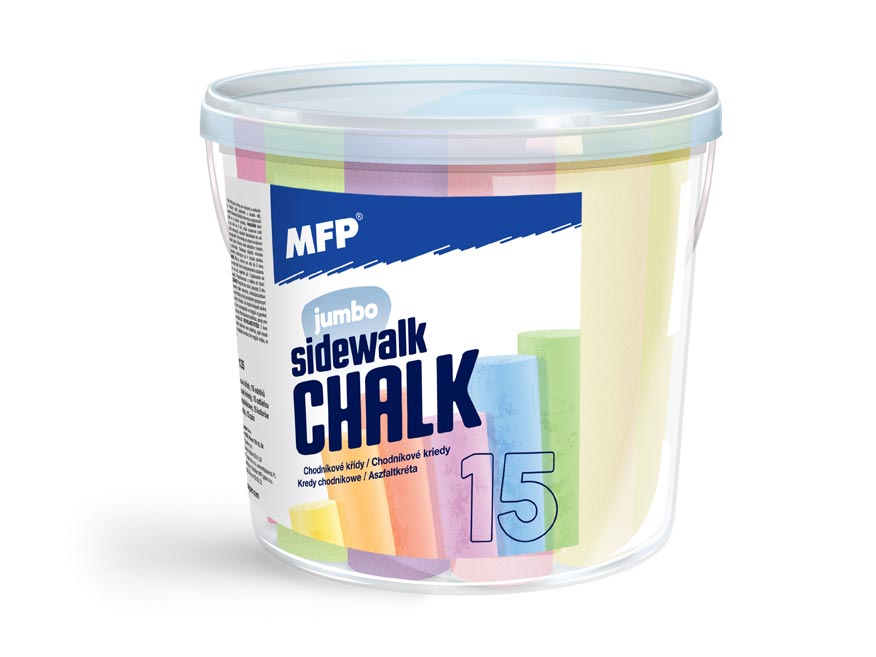 Sidewalk Chalks M Round 15 Pcs