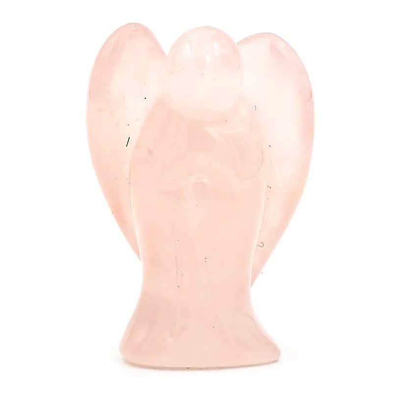 Angel Rose Quartz --balení 3 ks - 3,8 cm